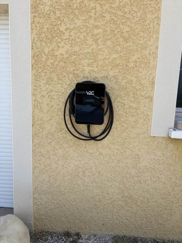 Installation d’une borne extérieure
